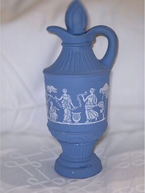 Avon blue bottle with stopper